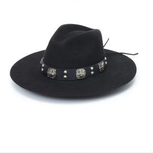 STAMPEDE WOOL / FELT FLAT BRIMMED HAT